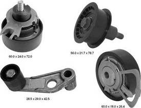 Delphi KDB359 - Zobsiksnas komplekts autospares.lv