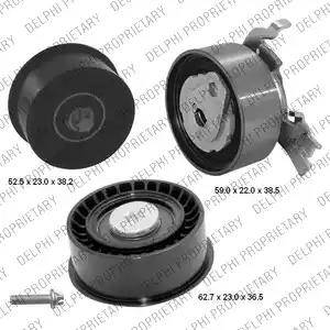 Delphi KDB361 - Timing Belt Set www.autospares.lv