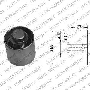 Delphi KDB363 - Zobsiksnas komplekts www.autospares.lv