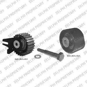 Delphi KDB317 - Timing Belt Set www.autospares.lv