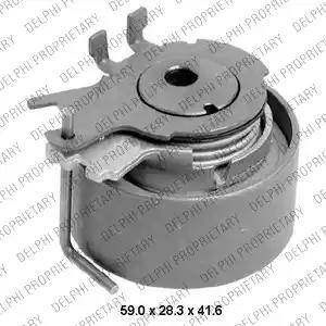 Delphi KDB321 - Tensioner Pulley, timing belt www.autospares.lv