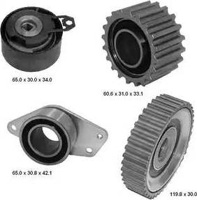 Delphi KDB290 - Timing Belt Set www.autospares.lv