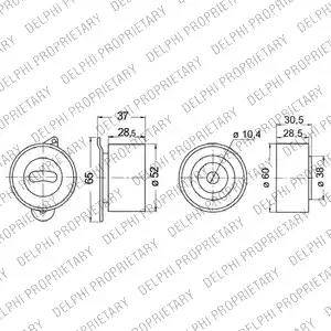 Delphi KDB297 - Zobsiksnas komplekts www.autospares.lv