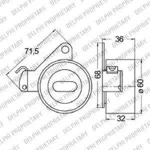 Delphi KDB249 - Zobsiksnas komplekts www.autospares.lv