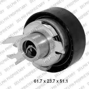 Delphi KDB255 - Комплект зубчатого ремня ГРМ www.autospares.lv