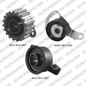 Delphi KDB250 - Timing Belt Set www.autospares.lv