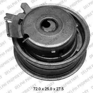 Delphi KDB253 - Комплект зубчатого ремня ГРМ www.autospares.lv