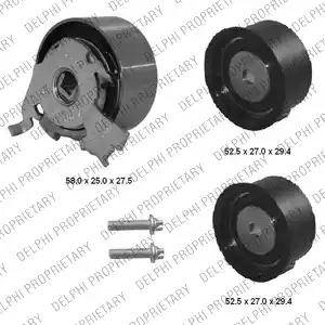 Delphi KDB257 - Zobsiksnas komplekts autospares.lv