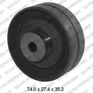 Delphi KDB205 - Комплект зубчатого ремня ГРМ www.autospares.lv