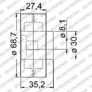 Delphi KDB203 - Zobsiksnas komplekts www.autospares.lv