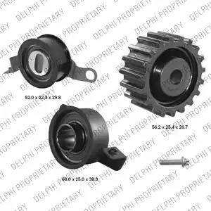 Delphi KDB211C - Timing Belt Set www.autospares.lv