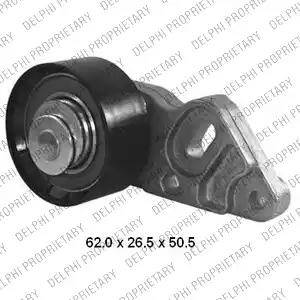 Delphi KDB286 - Комплект зубчатого ремня ГРМ www.autospares.lv