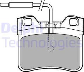 Delphi LP994 - Bremžu uzliku kompl., Disku bremzes www.autospares.lv