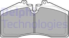 Delphi LP957 - Bremžu uzliku kompl., Disku bremzes autospares.lv