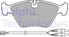 Delphi LP906 - Bremžu uzliku kompl., Disku bremzes www.autospares.lv