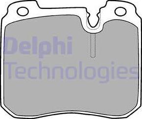 Delphi LP908 - Bremžu uzliku kompl., Disku bremzes www.autospares.lv