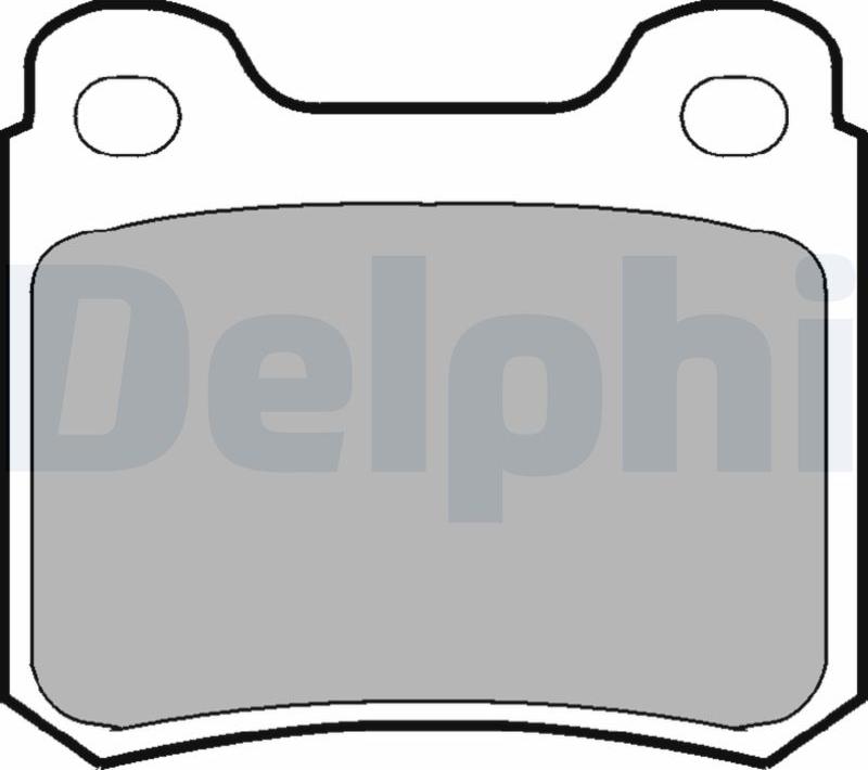 Delphi LP915-17B1 - Bremžu uzliku kompl., Disku bremzes www.autospares.lv