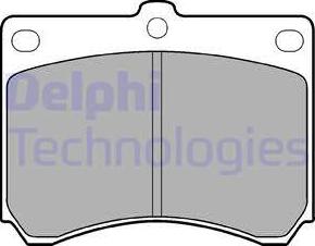 Delphi LP935 - Bremžu uzliku kompl., Disku bremzes autospares.lv