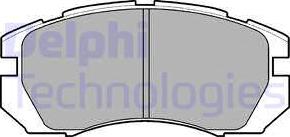 Delphi LP930 - Brake Pad Set, disc brake www.autospares.lv