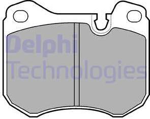 Delphi LP446 - Bremžu uzliku kompl., Disku bremzes www.autospares.lv