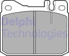 Delphi LP427 - Bremžu uzliku kompl., Disku bremzes www.autospares.lv