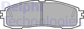 Delphi LP577 - Brake Pad Set, disc brake www.autospares.lv