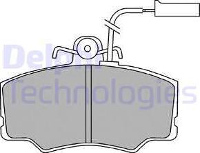 Delphi LP692 - Bremžu uzliku kompl., Disku bremzes www.autospares.lv