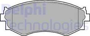 Delphi LP645 - Brake Pad Set, disc brake www.autospares.lv