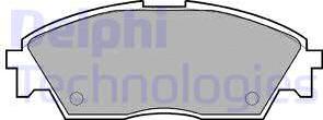 Delphi LP605 - Brake Pad Set, disc brake www.autospares.lv