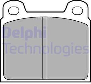 Delphi LP61 - Bremžu uzliku kompl., Disku bremzes www.autospares.lv