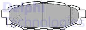 Delphi LP1999-18B1 - Brake Pad Set, disc brake www.autospares.lv