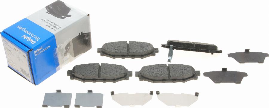 Delphi LP1999 - Brake Pad Set, disc brake www.autospares.lv