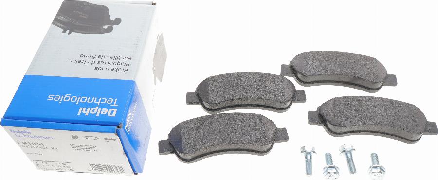 Delphi LP1994 - Brake Pad Set, disc brake www.autospares.lv