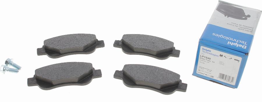 Delphi LP1949 - Brake Pad Set, disc brake www.autospares.lv