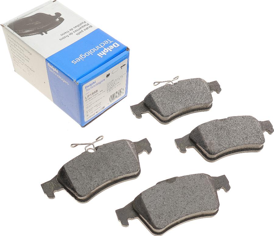 Delphi LP1958 - Brake Pad Set, disc brake www.autospares.lv