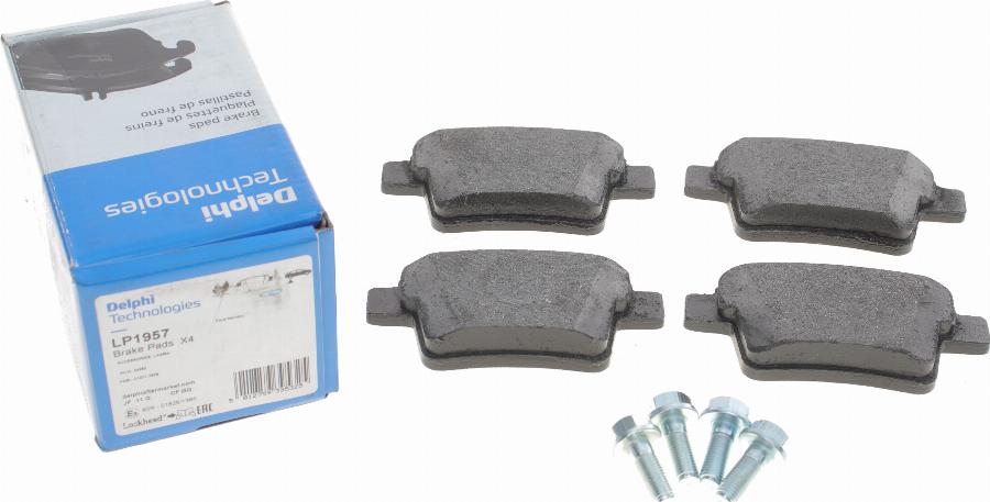 Delphi LP1957 - Brake Pad Set, disc brake www.autospares.lv