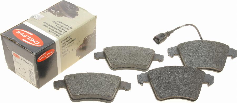 Delphi LP1914 - Brake Pad Set, disc brake www.autospares.lv