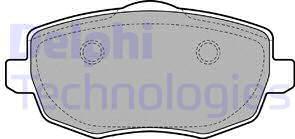 Delphi LP1934 - Brake Pad Set, disc brake www.autospares.lv