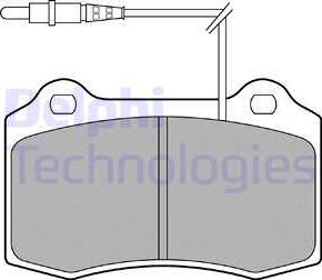 Delphi LP1457 - Bremžu uzliku kompl., Disku bremzes www.autospares.lv