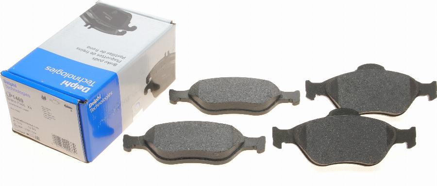 Delphi LP1469 - Brake Pad Set, disc brake www.autospares.lv