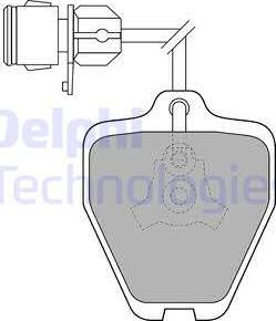 Delphi LP1463 - Bremžu uzliku kompl., Disku bremzes www.autospares.lv