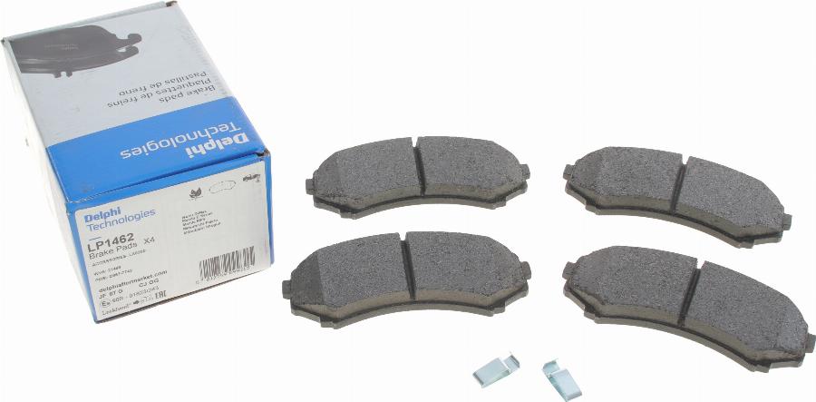 Delphi LP1462 - Brake Pad Set, disc brake www.autospares.lv