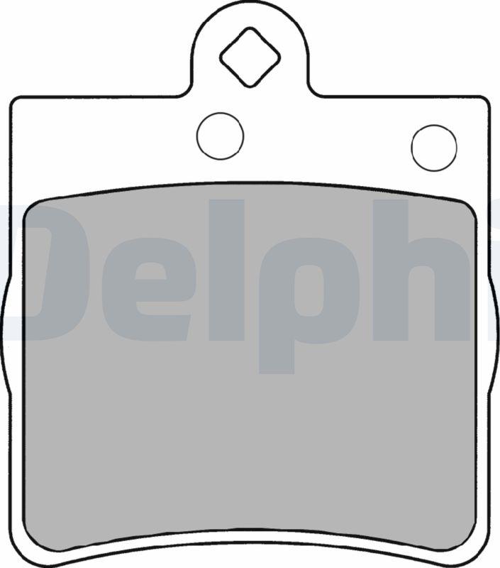 Delphi LP1403-17B1 - Bremžu uzliku kompl., Disku bremzes www.autospares.lv