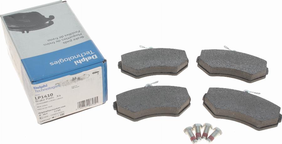 Delphi LP1410 - Brake Pad Set, disc brake www.autospares.lv