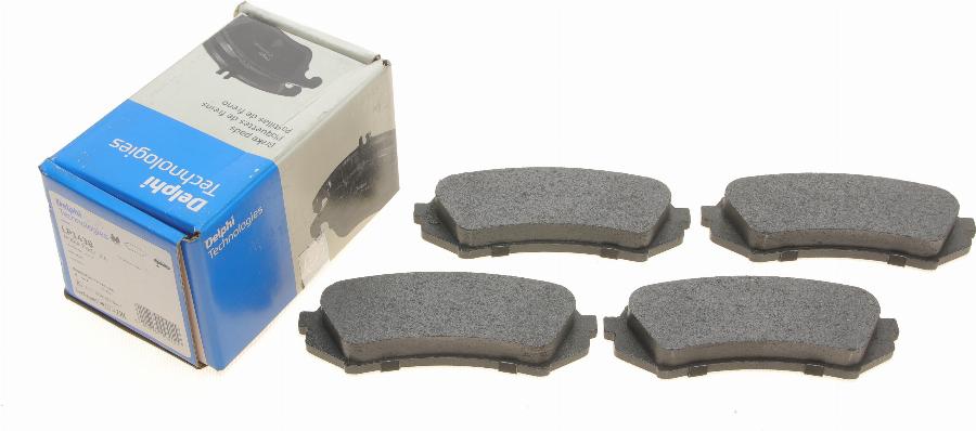 Delphi LP1438 - Brake Pad Set, disc brake www.autospares.lv