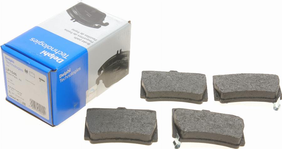 Delphi LP1546 - Brake Pad Set, disc brake www.autospares.lv