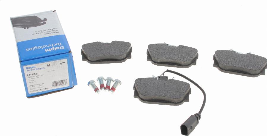 Delphi LP1541 - Brake Pad Set, disc brake www.autospares.lv