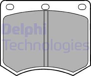 Delphi LP154 - Bremžu uzliku kompl., Disku bremzes www.autospares.lv