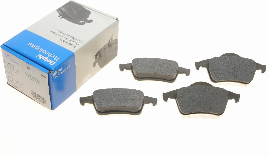 Delphi LP1504 - Brake Pad Set, disc brake www.autospares.lv