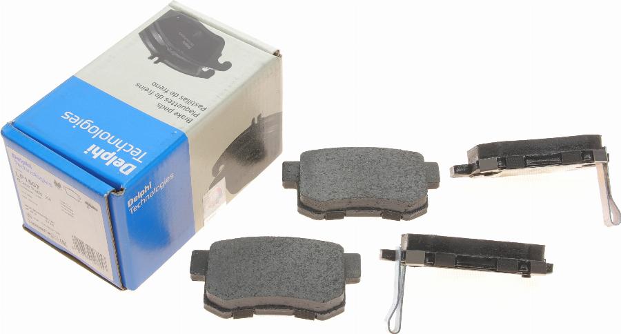 Delphi LP1507 - Brake Pad Set, disc brake www.autospares.lv